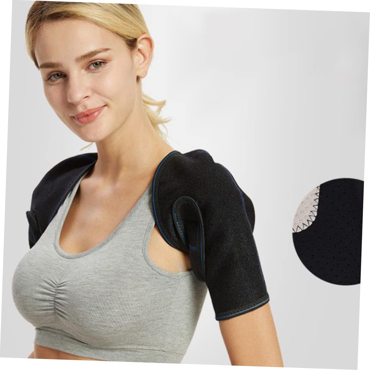Self-Heating Shoulder Pad XL Breathable Support Belt Magnetic Therapy for Pain Relief for Men and Women Great for Sports Recovery and Muscle Relaxation