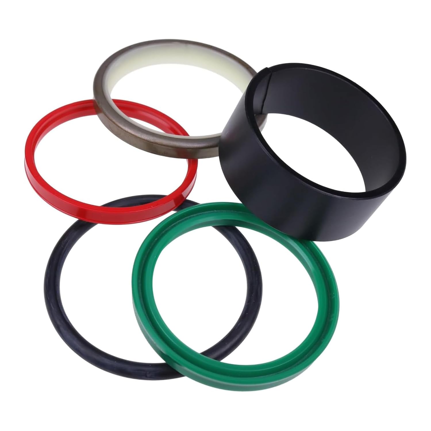 Hydraulic Cylinder Seal Kit AHC16683 Compatible for John Deere 4045 6068 Engine 300D 310D 844K 370E 410E 460E