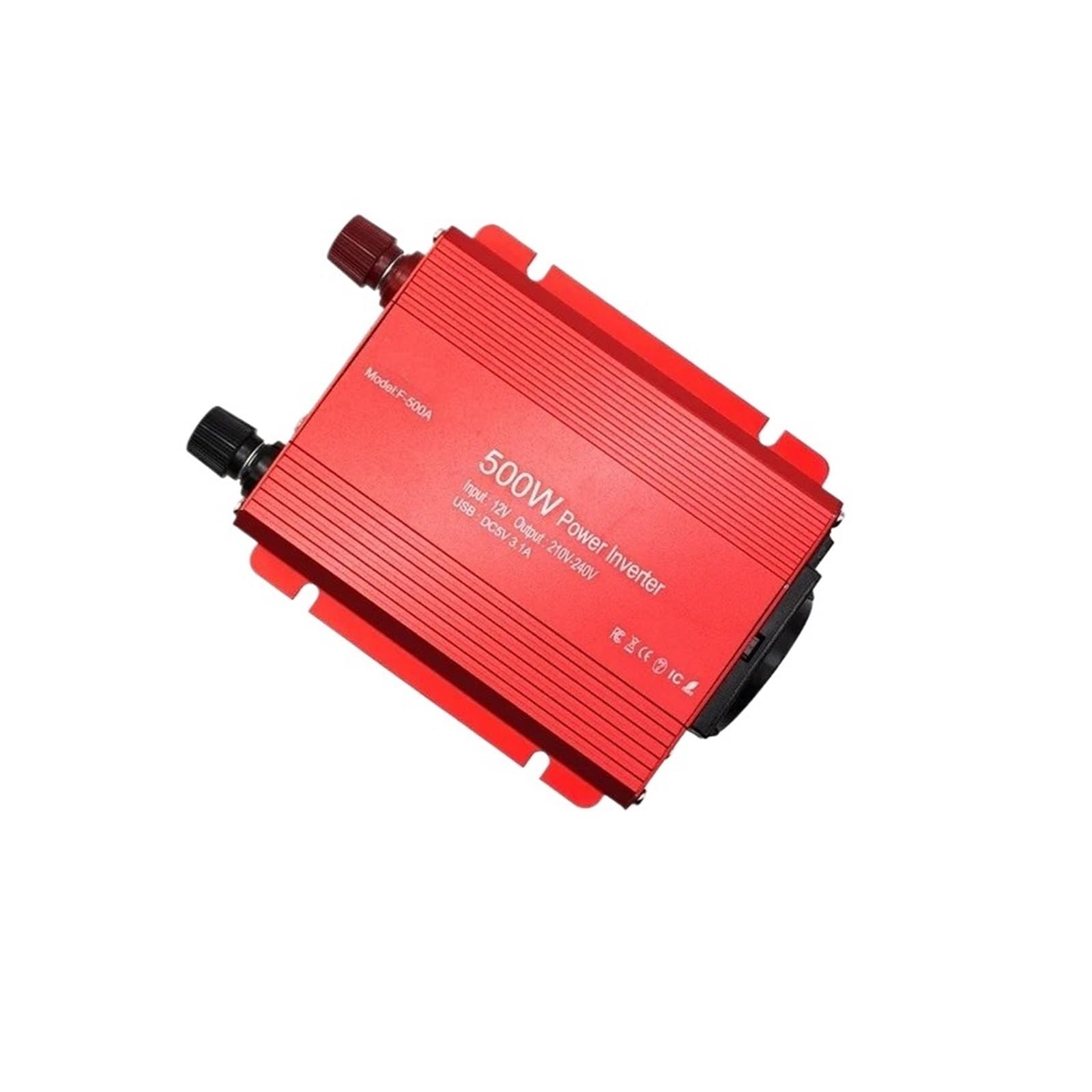 Convertidor Inversor Corriente Inversor De Potencia Inteligente para Coche con Pantalla Digital Única De 12 V A 220 V 500 W