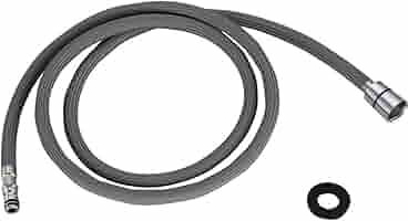 Tubo Ricambio Per Rubinetto Cucina Estraibile - Gel Di Silice, 5 Metri, Grigio E Nero