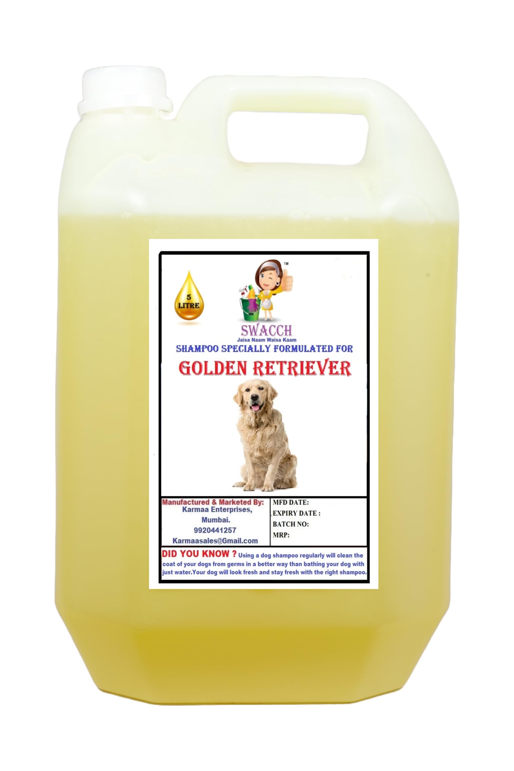 See full amazon price history chart for Dog Swacch Shampoo Specially Formulated For Golden Retriever (5 Liters) Lemon Dog Swacch Shampoo Specially Formulated For Golden Retriever (5 Liters) Lemon (B0BTHPP6RH) Amazon Price History, Amazon Price Tracker