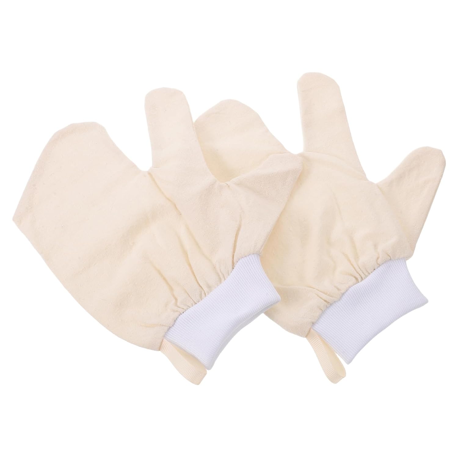 2pcs Raw Silk Exfoliating Bath Gloves for Shower, Spa, Massage and Body Scrubs, Dead Skin Cell Remover, Exfoliating Bath Mitt for Women and Men