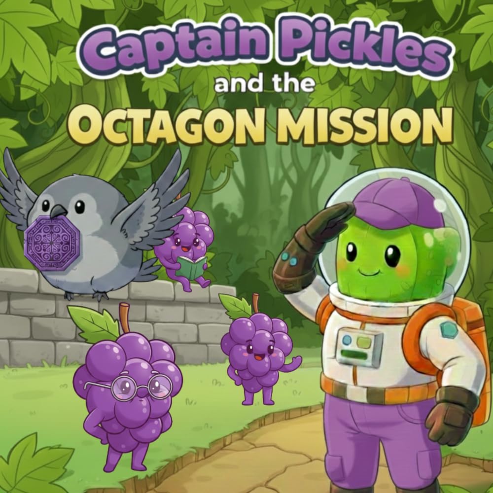 Captain Pickles and the Octagon Mission: A Fun Octagon Shape Adventure Workbook for Toddlers and Kindergarten | Learn to Trace, Draw, Recognize & ... Fun (Captain Pickles Shape Training Missions)