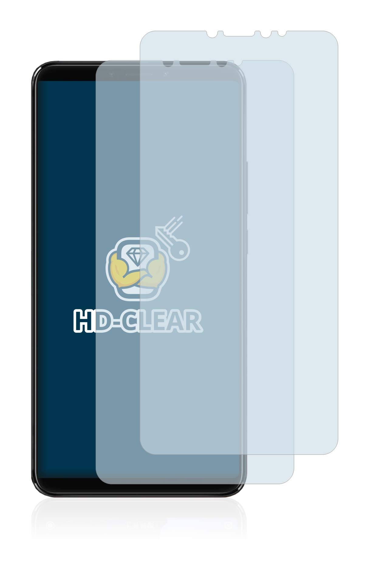 Brotect 2x Pellicola Protettiva Trasparente Per Xiaomi Mi Max 3 - Anti-impronta, Antigraffio, Made In Germany