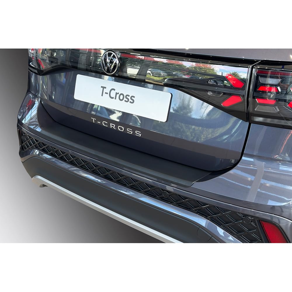RGM ABS Rear bumper protector compatible with Volkswagen T-Cross Facelift 2024- Black