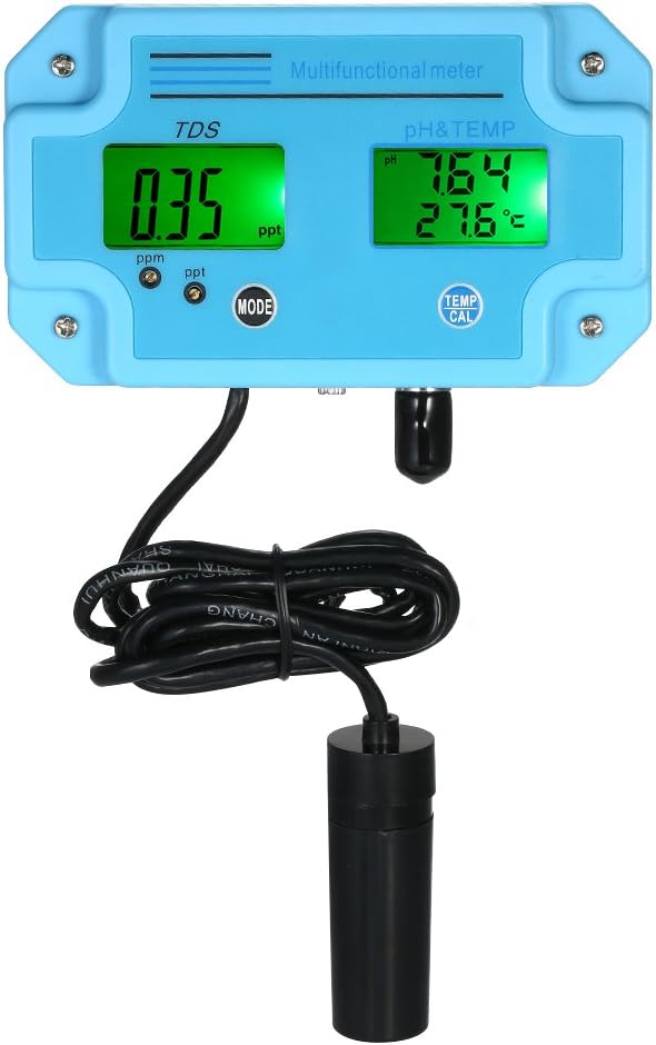 Professional 3 in 1 pH/TDS/TEMP Meter Water Multi-parameter Digital LCD Tri-Meter Multi-function Water Quality Multiparameter Water Quality Tester