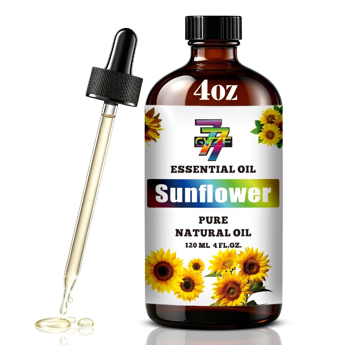 Sunflower Essential Oil for Diffuser Massage, Sunflower Oil 4 fl oz