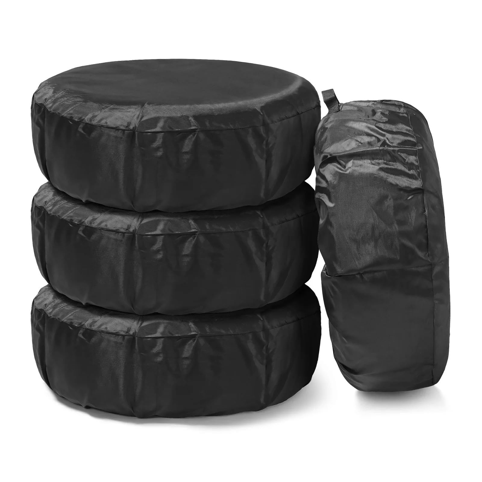 Pokrowiec na koło zapasowe do samochodu, 4 Pcs Car Tire Covers For RV Truck Camper Trailer 13-20 inches(16-20inch)
