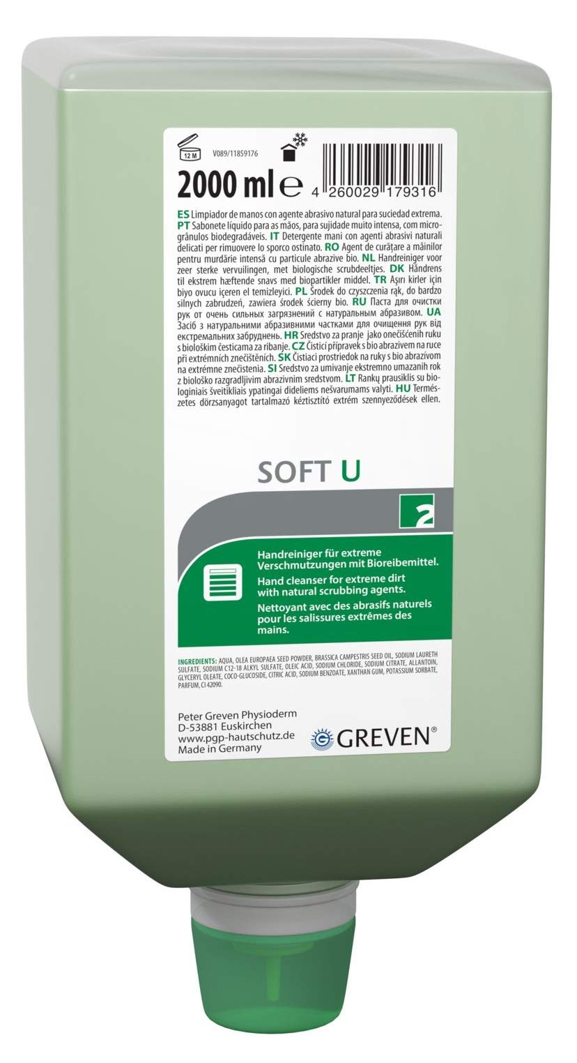 Nettoyant pour les mains Greven® Soft U 2 l sans solvant 1 pièces