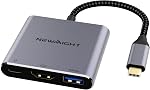 Newmight USB C to HDMI Adapter-USB C Adapter with HDMI 4K Output USB 3.0 Port and 100W Type C Charging Port, Upgraded USB-C Digital AV Multiport Adapter for MacBook,MacBook Pro/Air,iPad Pro