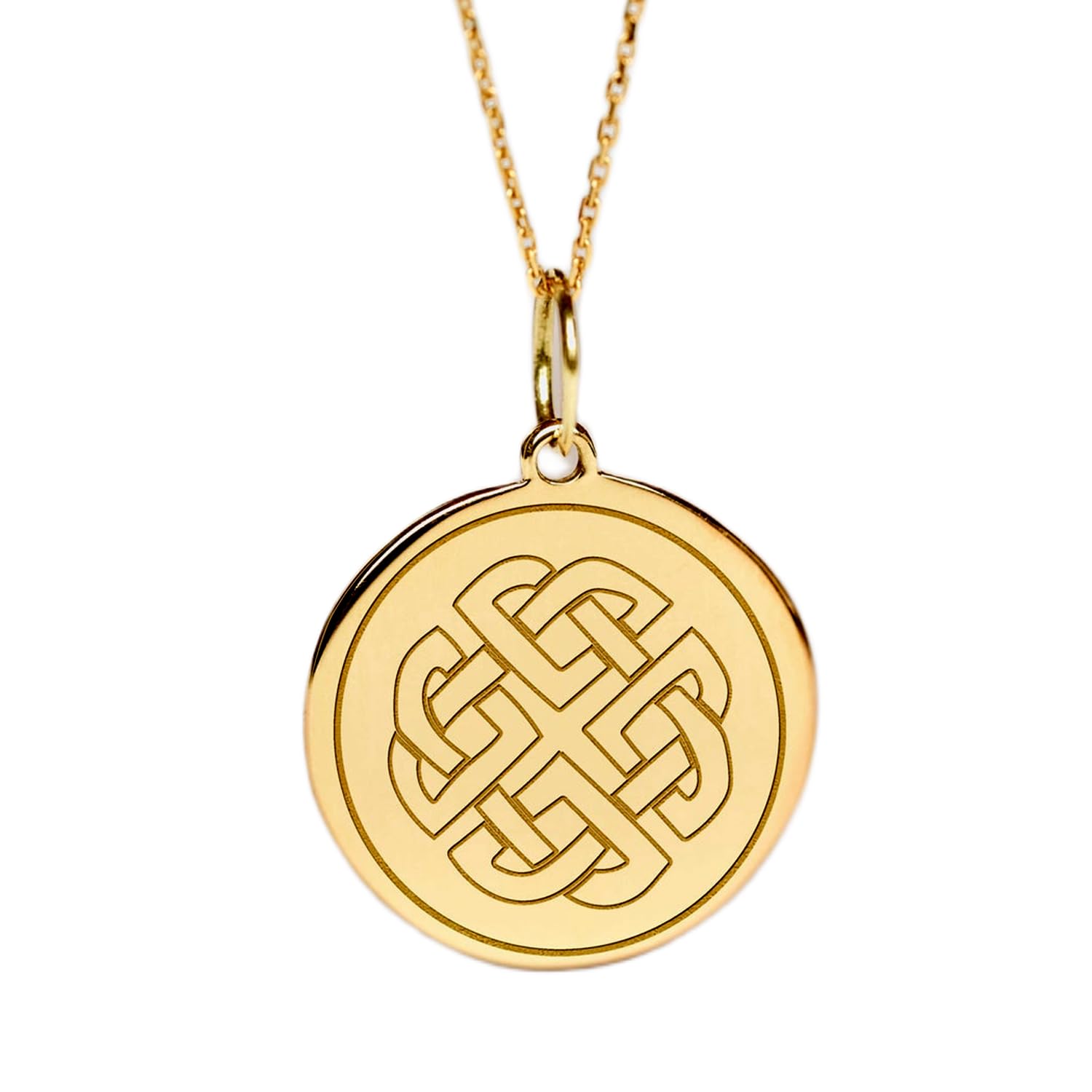 Collar de nudo celta Dara en plata 925 para lucir en el día a día 6