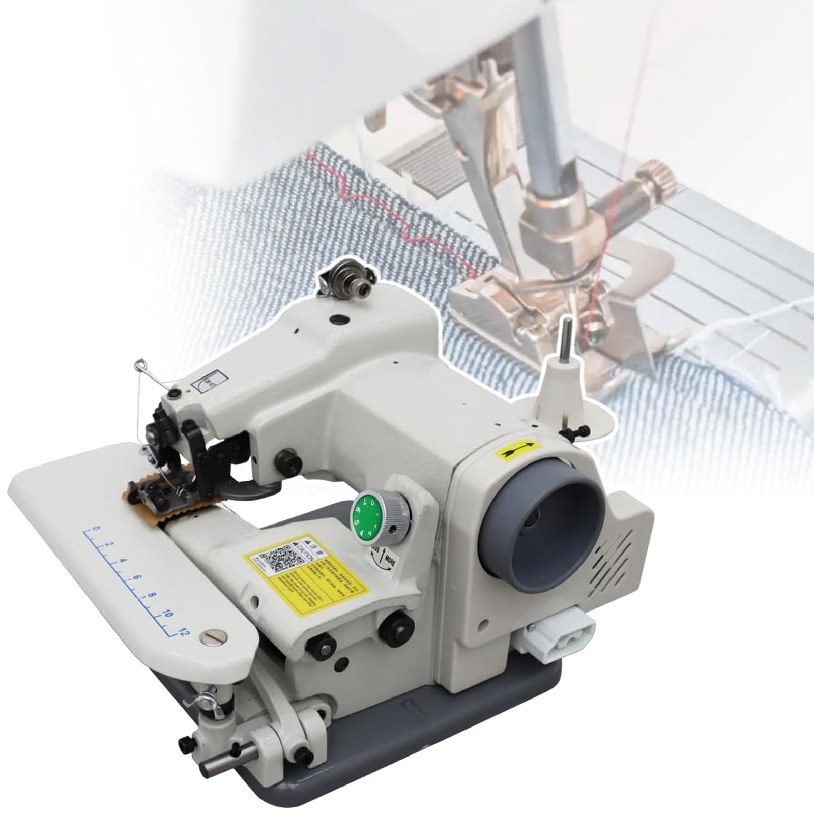 MáQuina De Coser Dobladillo Invisible, MáQuina De Coser De Modista con Puntada Invisible, con Pedal De Control De Costura, Placa De Trabajo De Costura Oscilante,220V