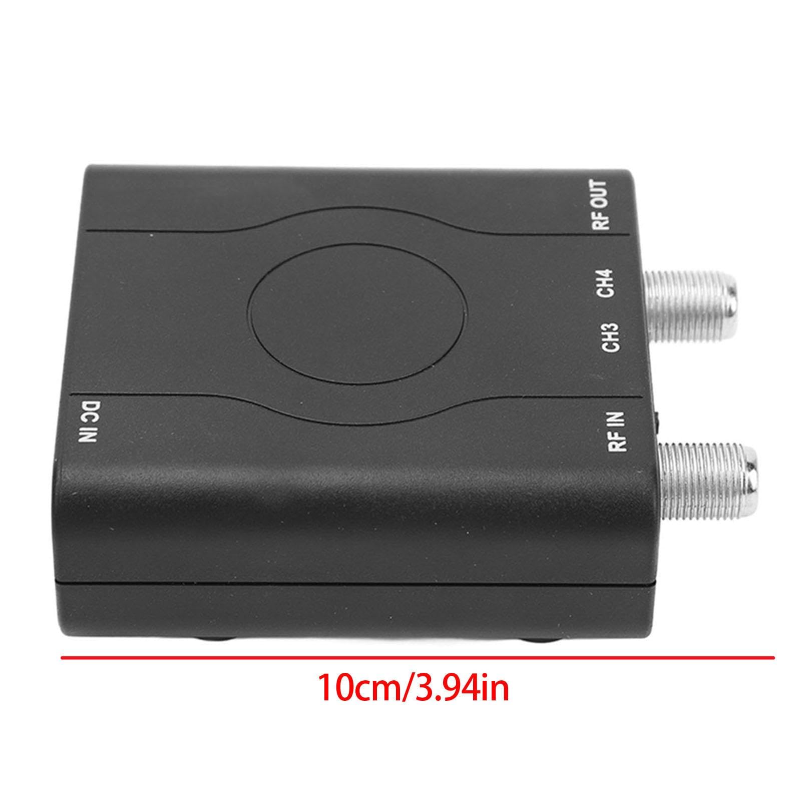 Adattatore convertitore video ad alta risoluzione, adatto per sistemi home entertainment, con adattatore modulatore di frequenza VHF controllato PLL