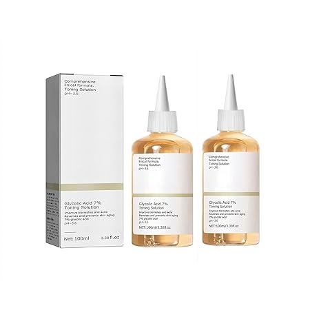 2pc glycolic acid 7% toning resurfacing solution,exfoli…