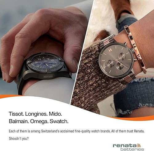 Miniatura 6 de Renata 315 SR716SW Baterías  1.55 V Óxido de Plata 315 Batería de reloj (2 unidades)