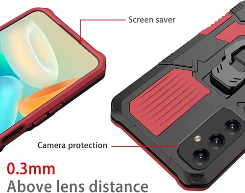 Miniatura 9 de Funda compatible con Xiaomi Poco X3, funda protectora a prueba de golpes con función atril incorporada, compatible con Xiaomi Poco X3 ProPoco X3 NFC