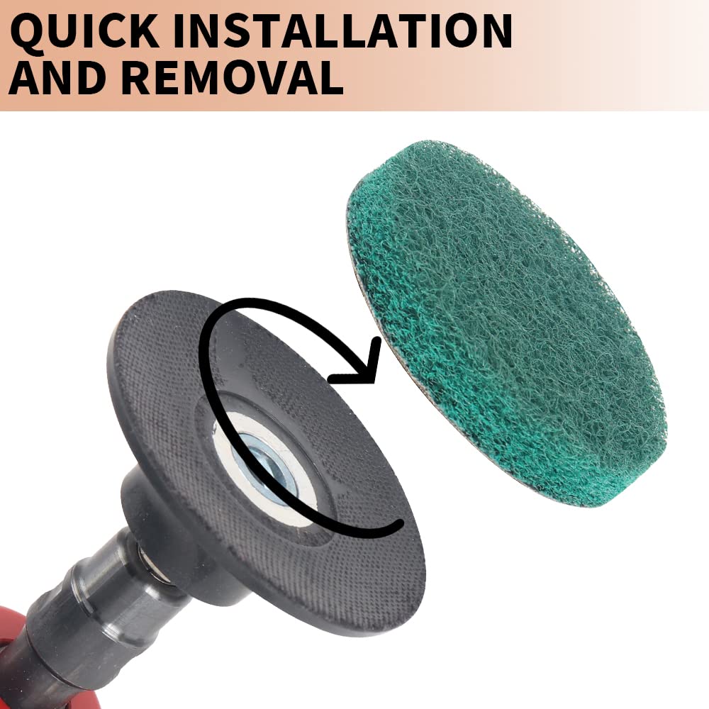 10PCS Sanding Discs 2 Inch Roll Lock Quick Change Discs 1pcs 1/4 - View #2