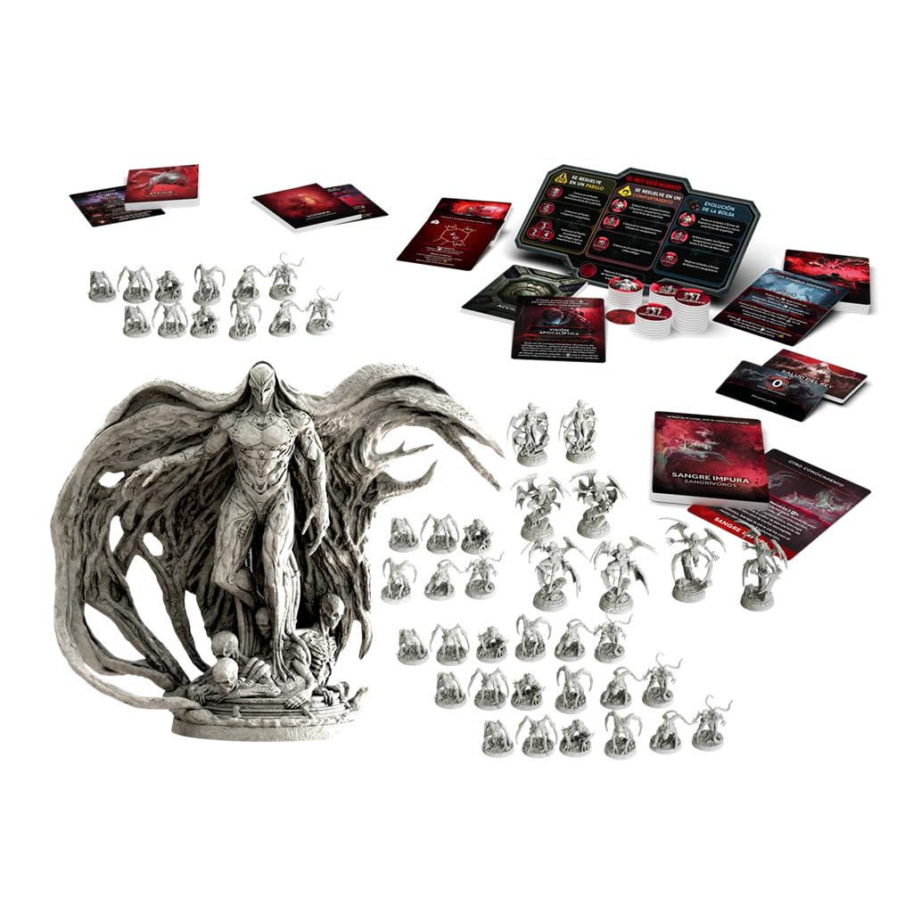 Awaken Realms Nemesis: Represalia Sangrívoros, Expansión con 45 Miniaturas de Intrusos Psíquicos, Control Mental y Nuevas Mecánicas, A Partir de 14 Años, De 1 a 5 Jugadores, 120 Minutos, Español