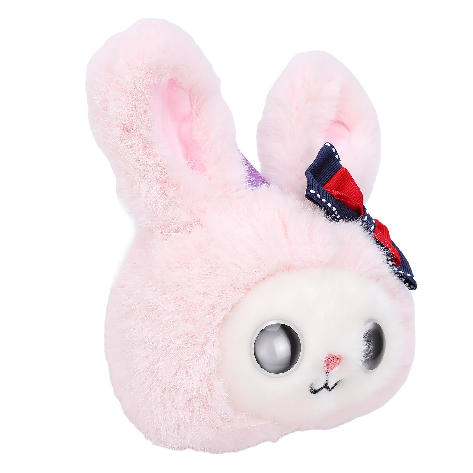 SEAFRONT Juguete de Peluche AI ​​Companion, Animal de Peluche Interactivo de Poliéster con Sensor Táctil, Ojos LED, Chat de Voz, USB C Recargable 1000 MAh para Niños Que Aprenden y Juegan Diariamente