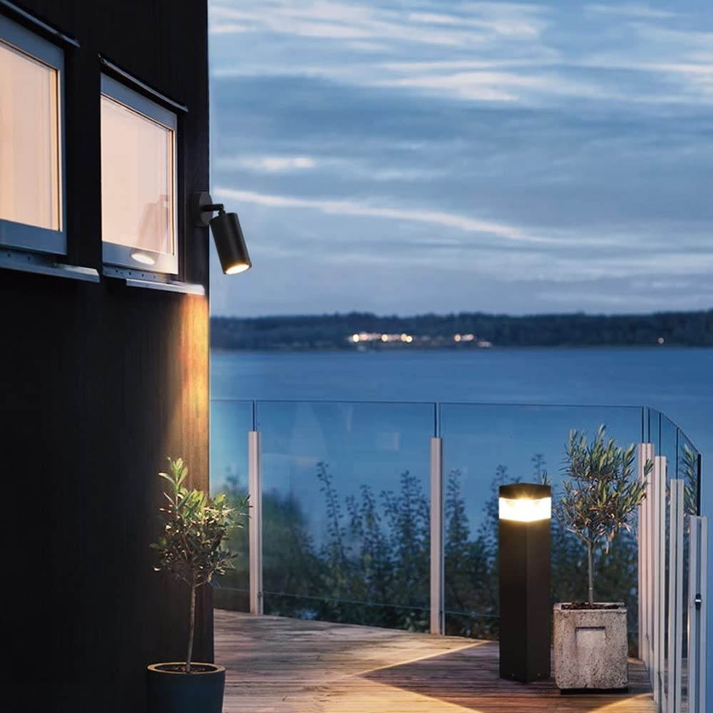 MMRTDJDR Oprawa LED 10W z mocowaniem typu Downlight IP65 Wodoodporna, przeciwmgielna Reflektor z regulowanym kątem Kinkiet Led sufitowa Zewnętrzny reflektor ogrodowy Zmywarka ścienna do łazienki