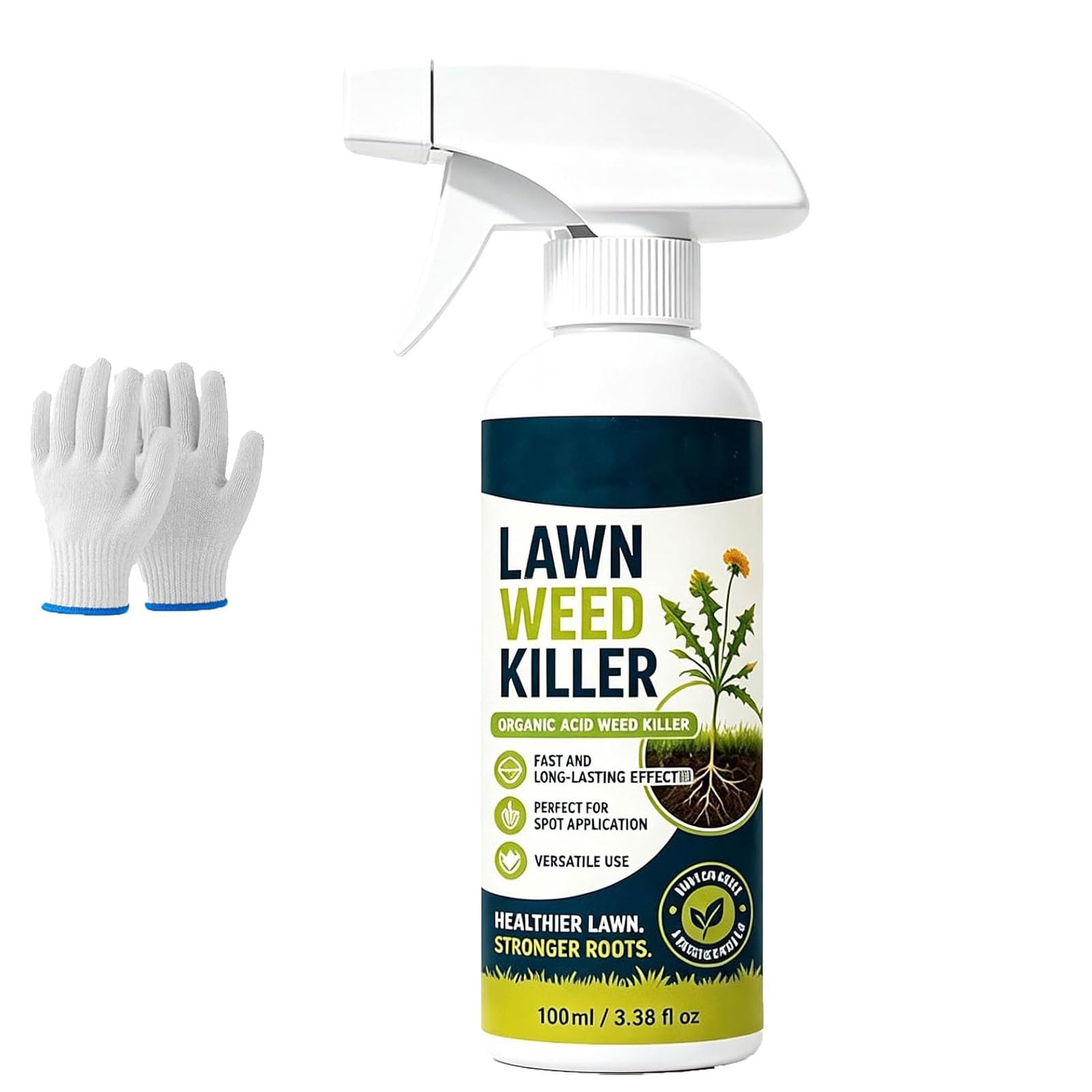 [Easy and stress-free weeding in the garden] Herbicide for domestic use, Lawn Weed Killer, Organic Acid Weed Killer Suitable for Gardens and Lawns (1PCS)