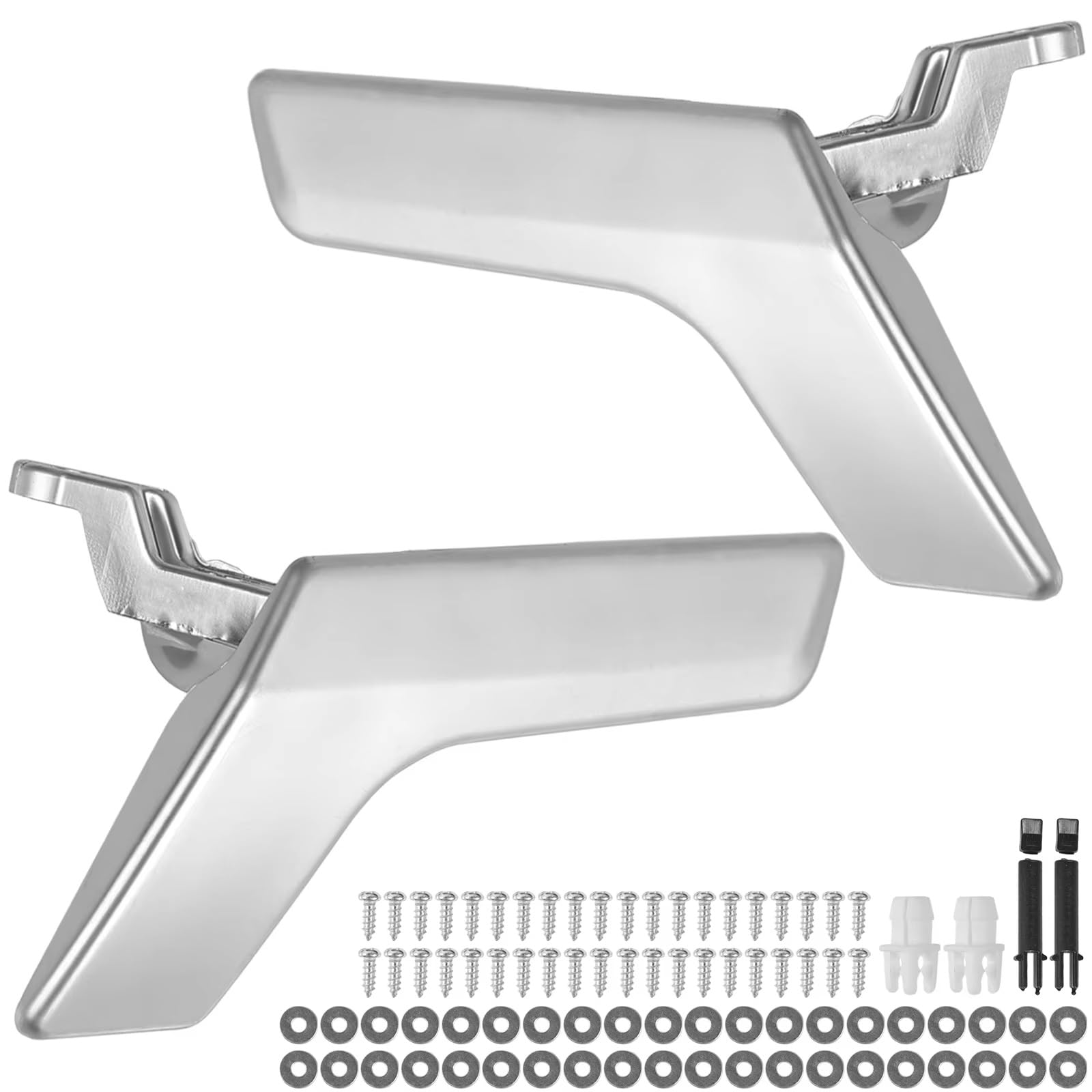 QIUYBGF Interior Door Handle Compatible with Benz for C400 2015 Left Right Interior Opening Door Handle Matte Sliver OEM: 2047201171 2047201763 2047202663
