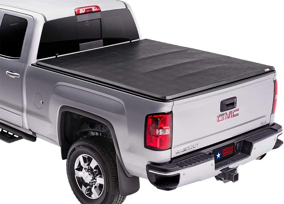 Soft Folding Truck Bed Tonneau Cover | 66110 | Fits 2014-18, 19 Legacy/Limited GM/Chevy Sierra/Silverado 15-18 2500/3500 6'6" Bed