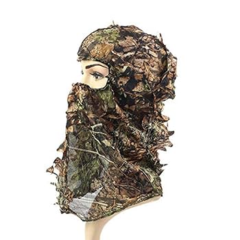 Amazon | HNJZX サバゲー 戦闘服 ギリースーツ フード付 迷彩