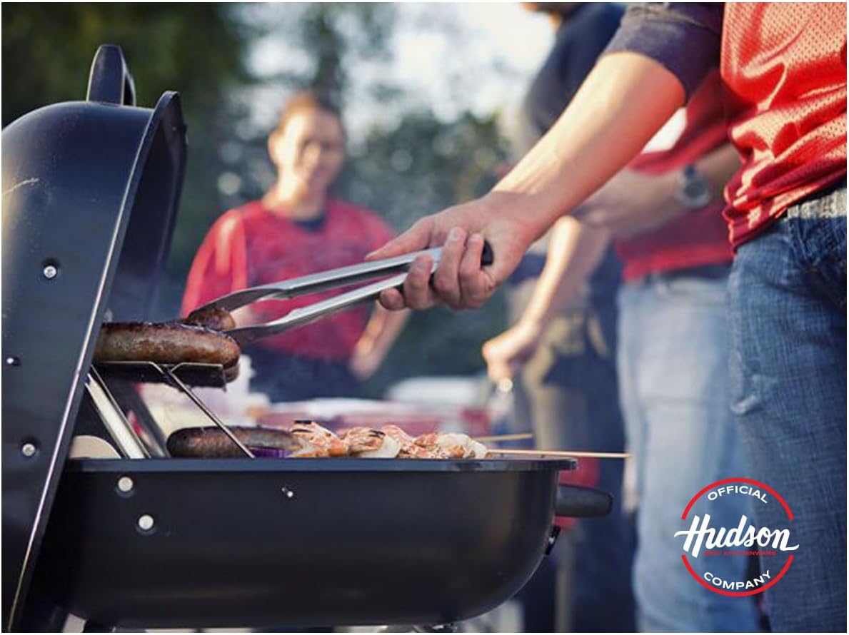 Rectangular Roasting Pan Bakeware + Grill and Barbecue+ Basting brush + Silicone Spatula + Racock organizer