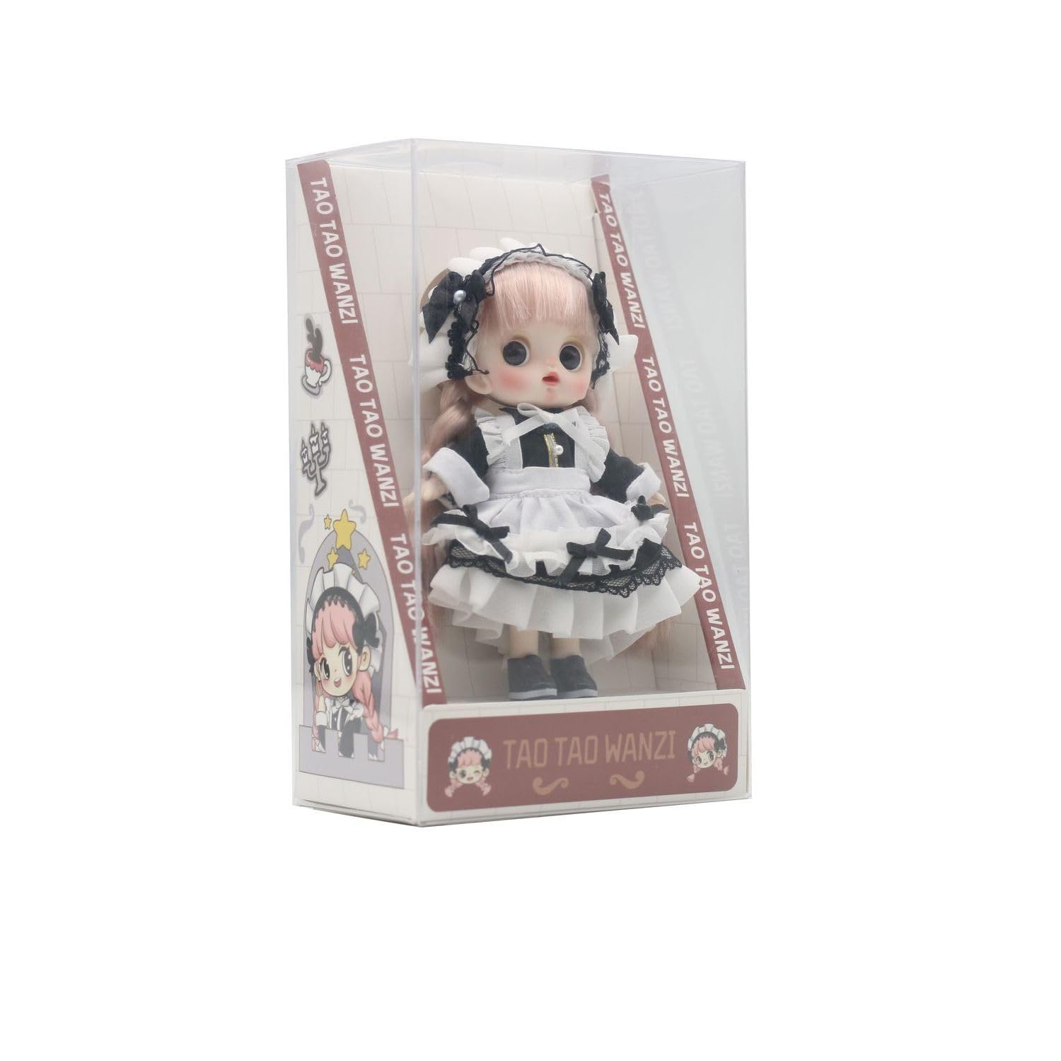 | MOMOAO 人形 手作り人形 14cm ミニ ドール お人形