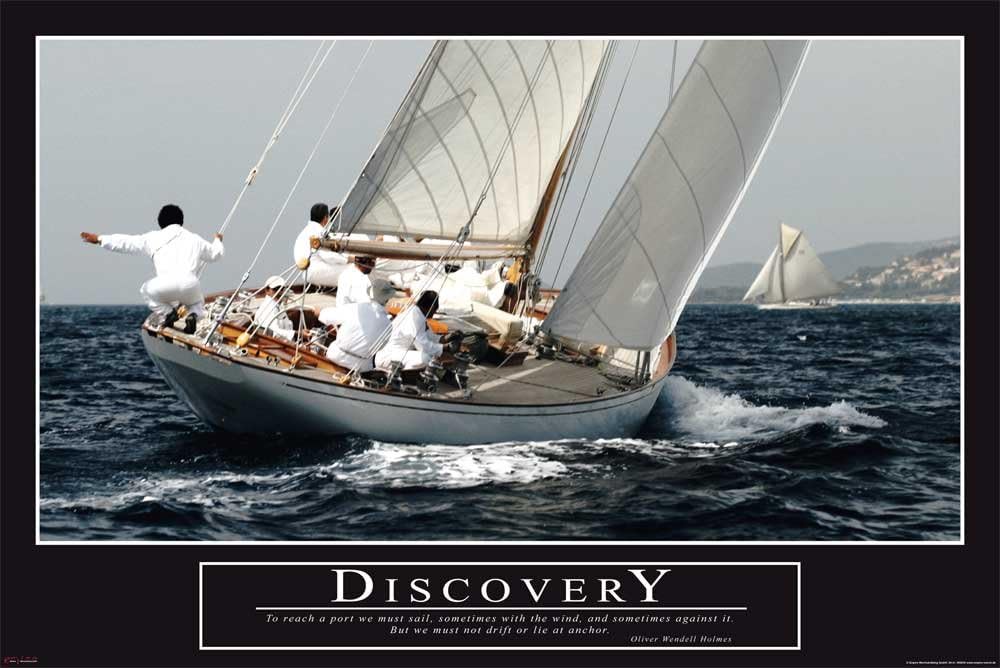 Empire 500243 Motivation - Discovery Sailing Boat Sports Poster 91.5 x 61 cm