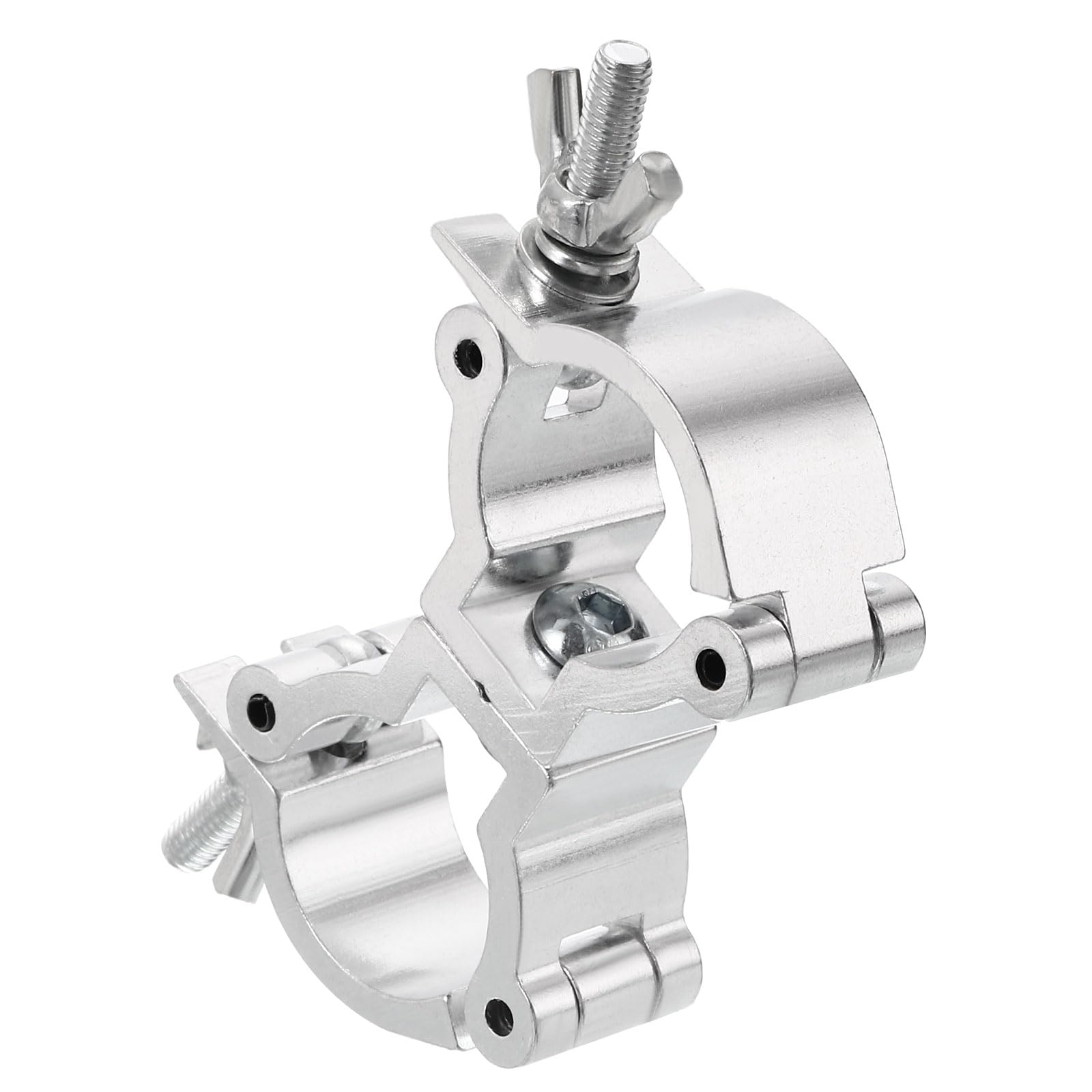 QUARKZMAN Pince De Poutre Légère, Collier De Serrage En Alliage D'Aluminium Pour Tuyau De Projecteur De Scène De 24-26mm OD, Charge Maximale De 4,54