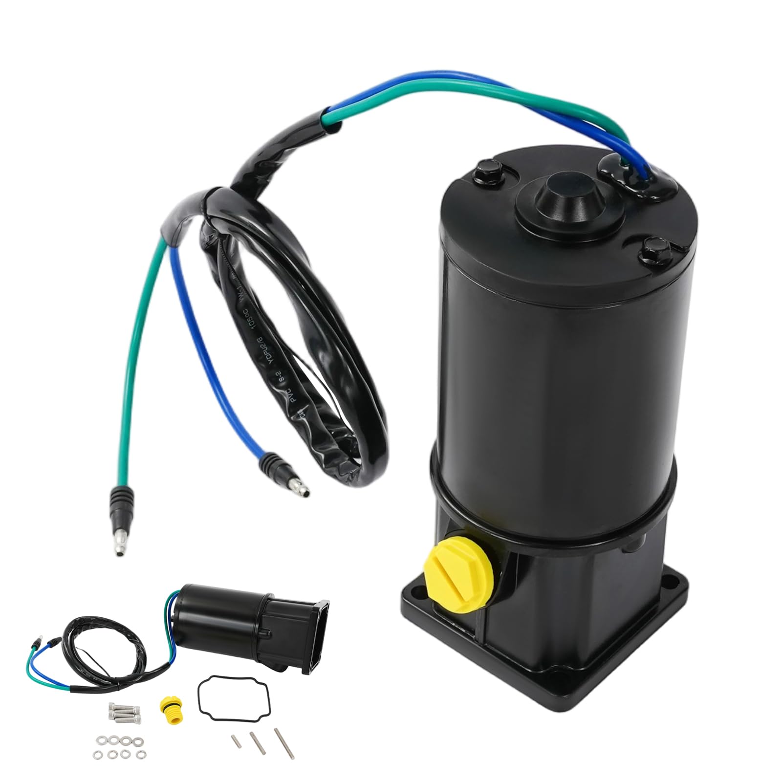 Motore inclinabile e trim da 240 W, ricambio per motore fuoribordo, motore fuoribordo, motore di sollevamento inclinato e trim, ricambio per motore trim, motore di bilanciamento