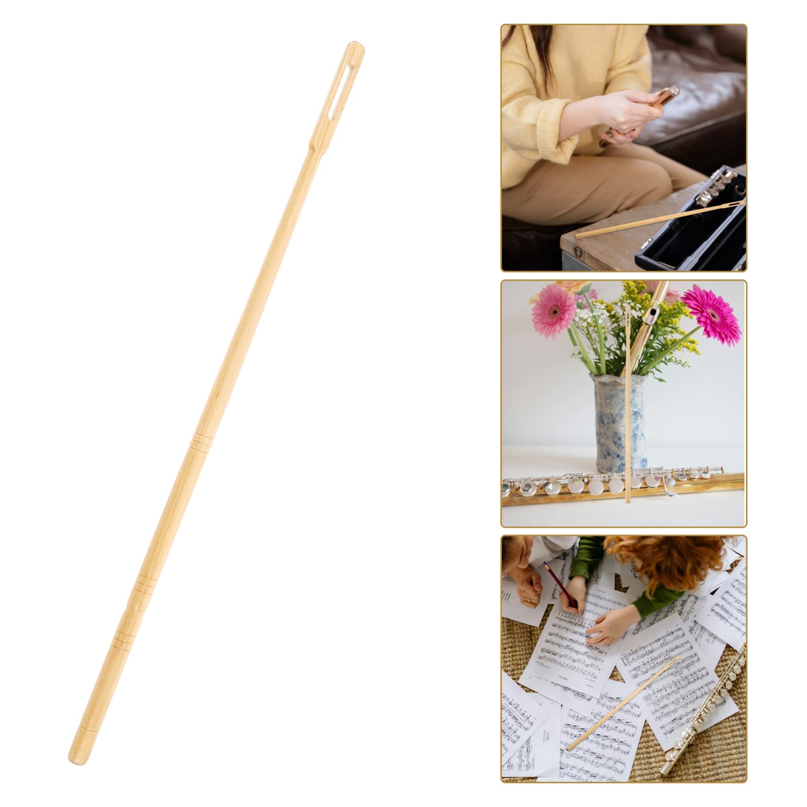 Asta Di Pulizia Acero Per Flauto Strumento Di Manutenzione Per Interni Kit Pulizia Flauto Per Performance Ottimale e Longevità Instrumento