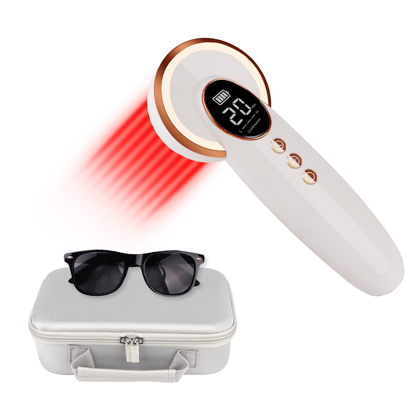 Fithope 4x808nm+12x650nm Near Infrared Red Light Therapy