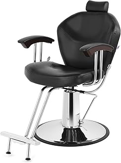 Artist hand Stylist Chairs for Salon All Purpose Barber Chair Reclining Salon Chair, Both Sides Levers for Left-Handed