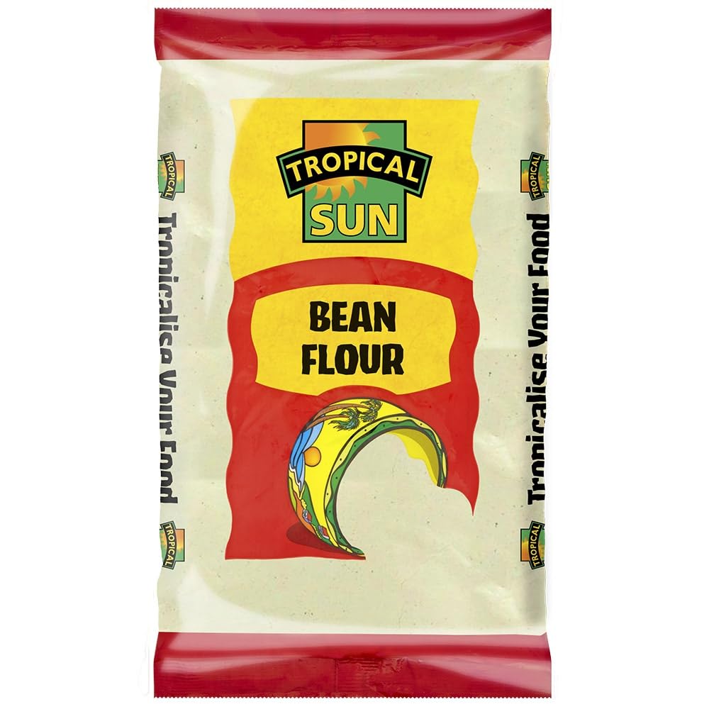 Tropical Sun Bean Flour 1.5kg, (Pack of 6), Ground Black-Eye Bean Flour for Cooking, Thickening Soups and Stews, Traditional African and Caribbean Recipes