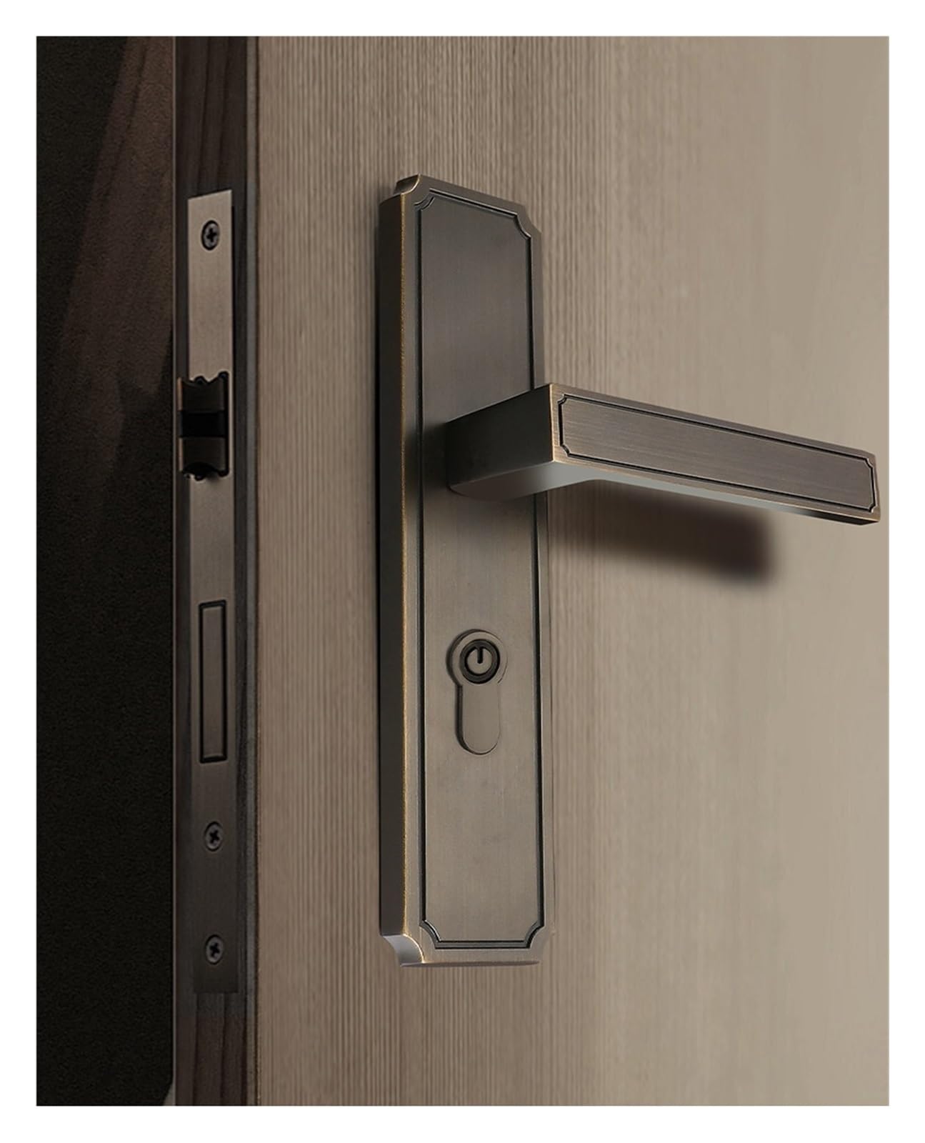 Serrure de porte chinoise rétro laiton l'art du voyage intérieur
