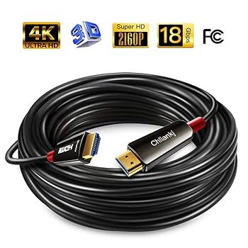 Amazon | Chliankj 光ファイバhdmi ケーブル, HDMI 2.0 4K 60Hz