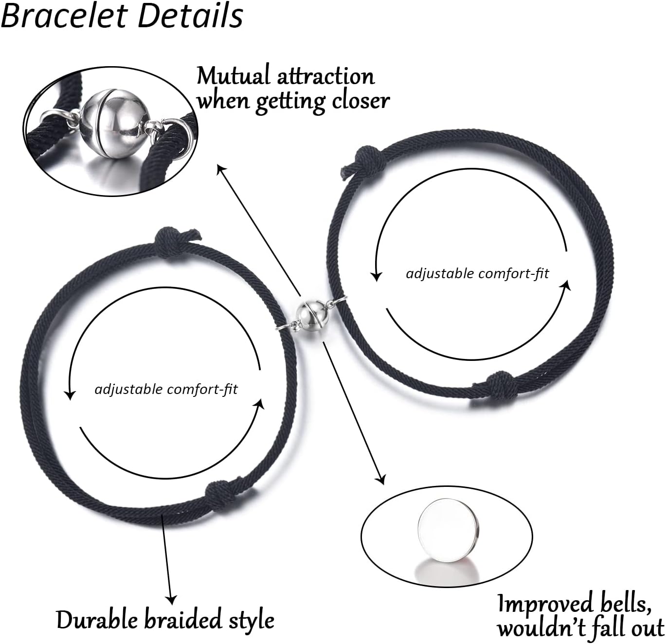 Tarsus Couple Bracelet Set Vows of Eternal Love Jewelry Gifts for Couple Bestfriend - Image 4