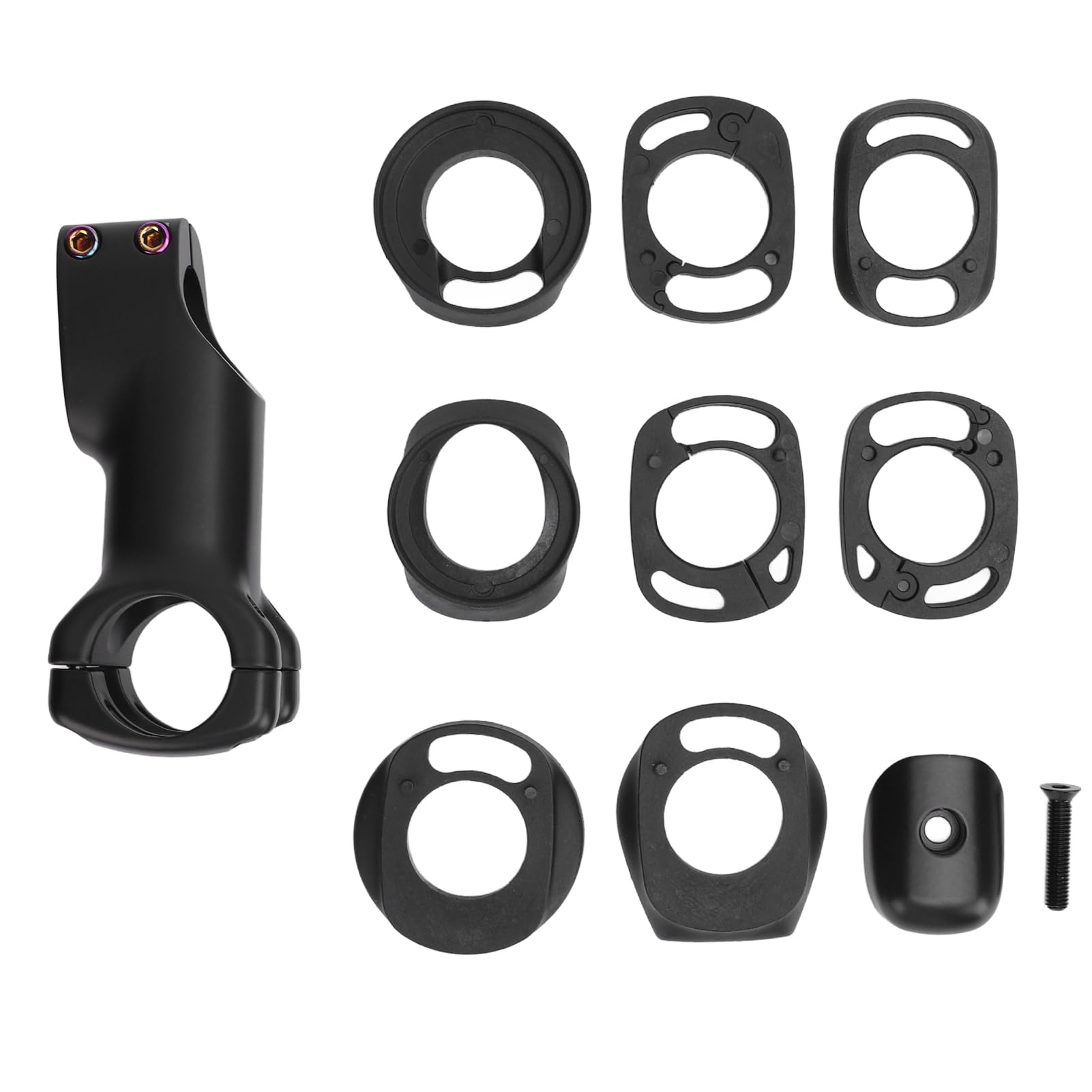 Prolunga Stelo Manubrio in Lega di Alluminio per Assorbimento degli Urti dello Stelo della Bici per Mountain Bike da Strada