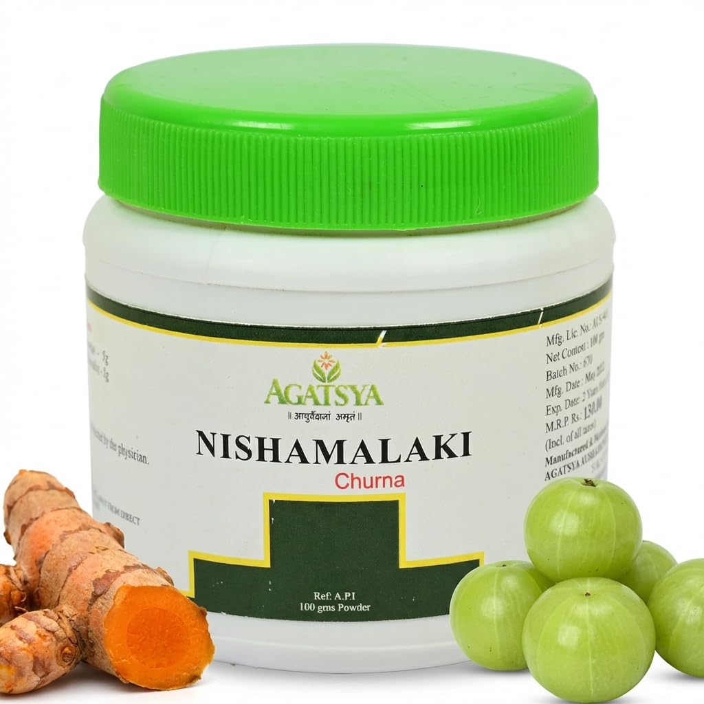 Nishamalaki Churna 500GM | Nishamalaki Powder| Helps in Diabetes | Regulates Blood Sugar level| Contains Haridra & Amalaki |No added Preservative| 100% Natural| Herbal Supplement |-image-28