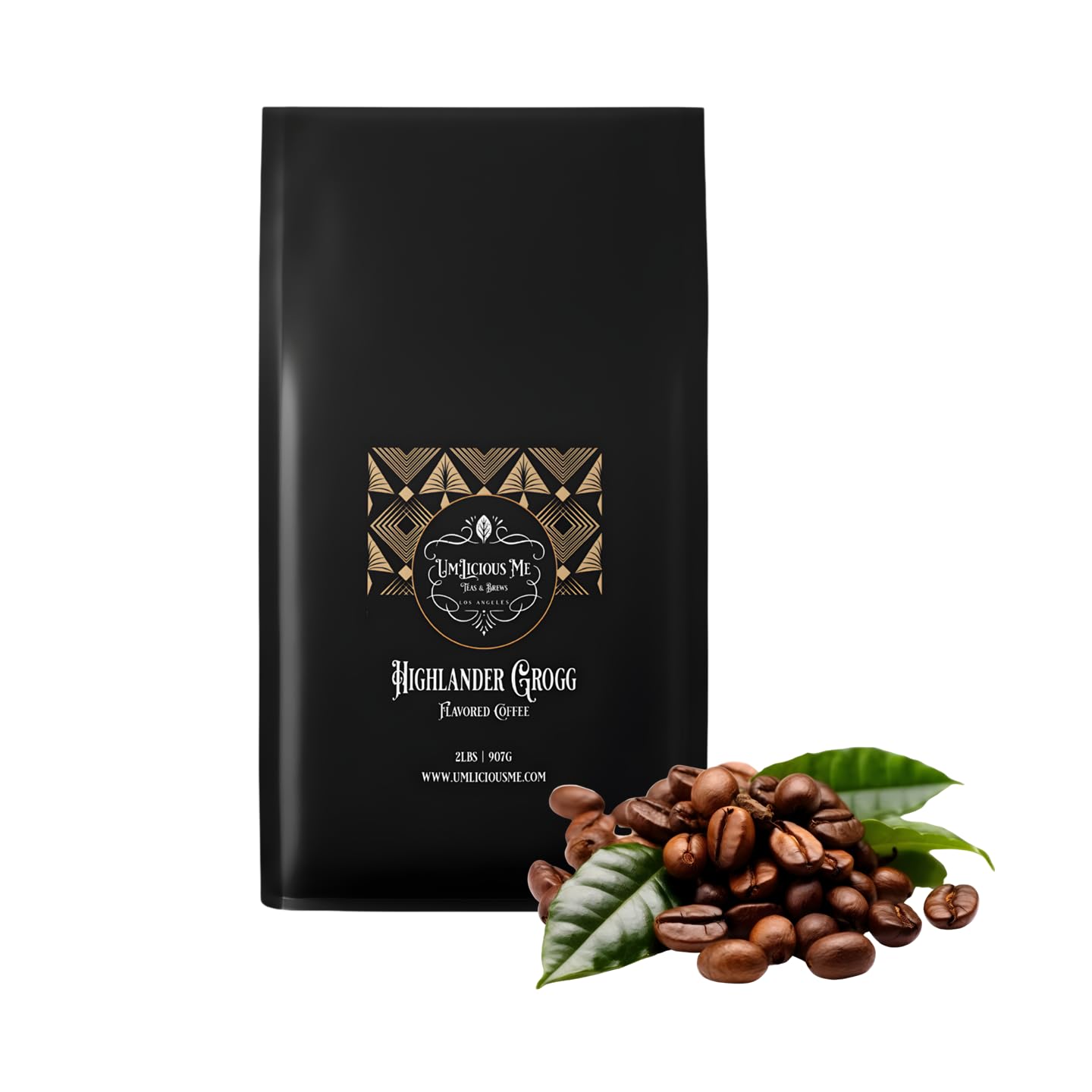 Um'Licious Me -Highlander Grogg - Flavored Coffee | Whole Beans | 2 LBS