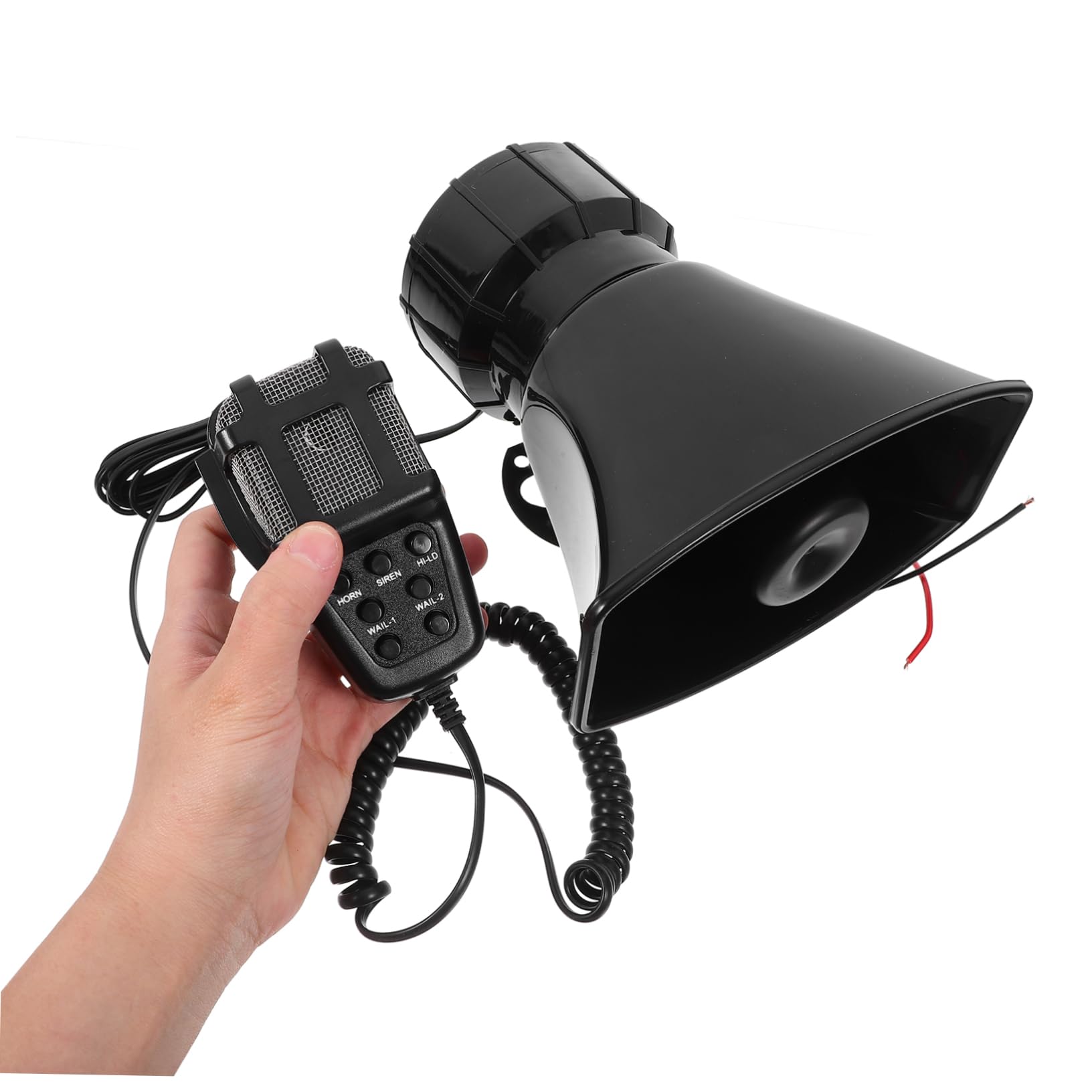NUOBESTY Sistema De Bocina De Advertencia Alarma Vehicular Tonos Bocina para Camión y Coche para Seguridad Carretera y Alertas De Emergencia