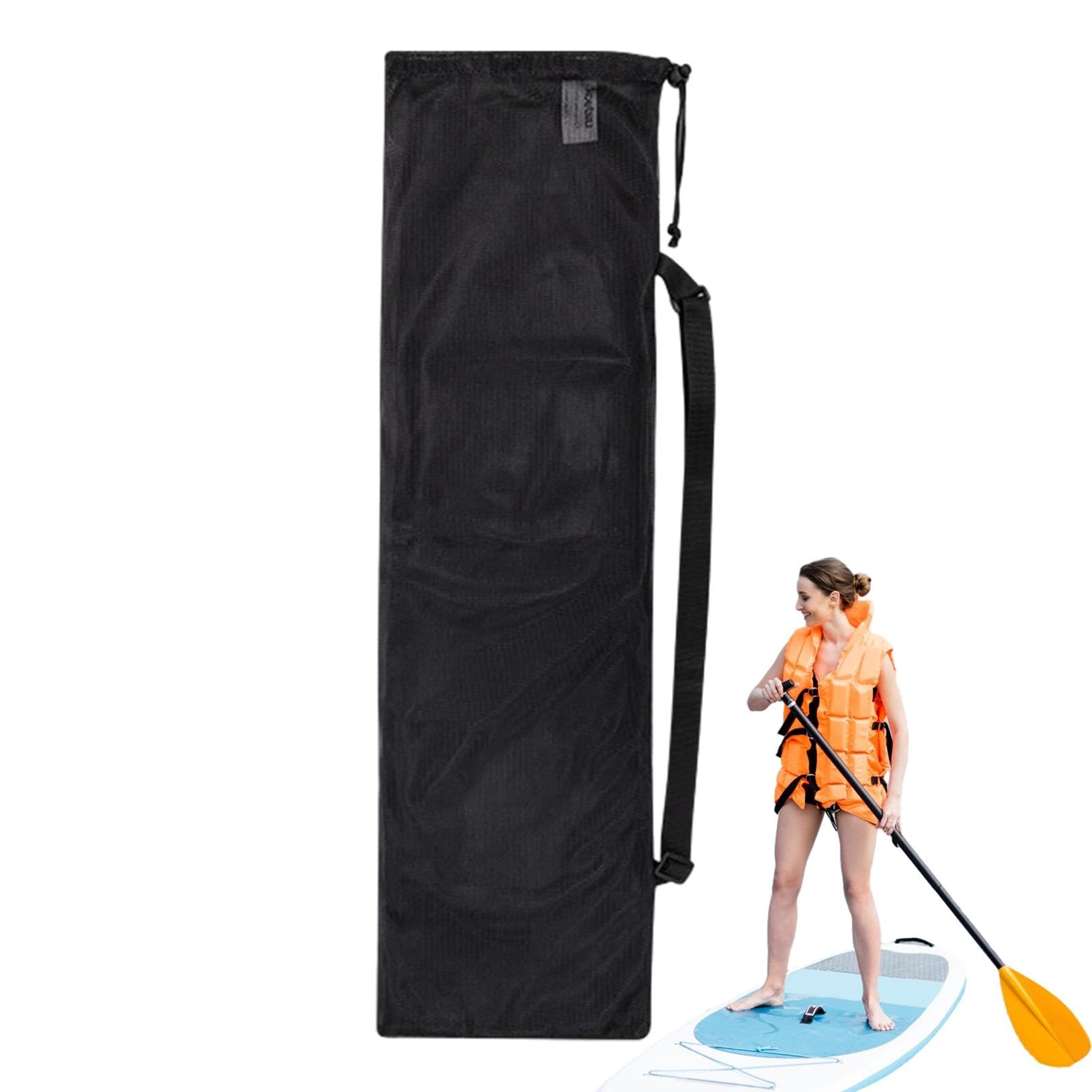 Sac de Transport pour pagaie en Maille, Sac de Transport pour pagaie de Bateau, Sac en Maille, bandoulière réglable, Accessoires pour Kayak