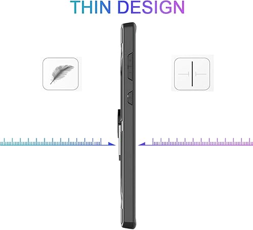 Miniatura 4 de Funda para Galaxy Note 9, de doble capa, a prueba de golpes, anticaídas, con anillo giratorio de 360, carcasa Note 9, funda para Samsung Galaxy Note