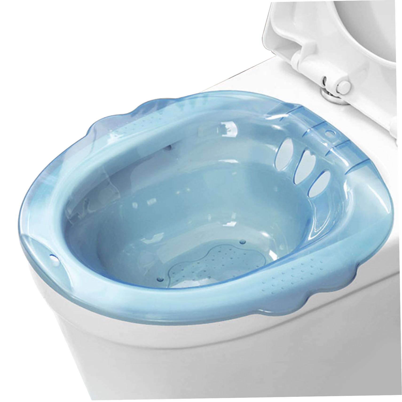Baignoire Sitz portable sur les toilettes portables Bidet Antiflux Attachement bidet à capacité Bleu
