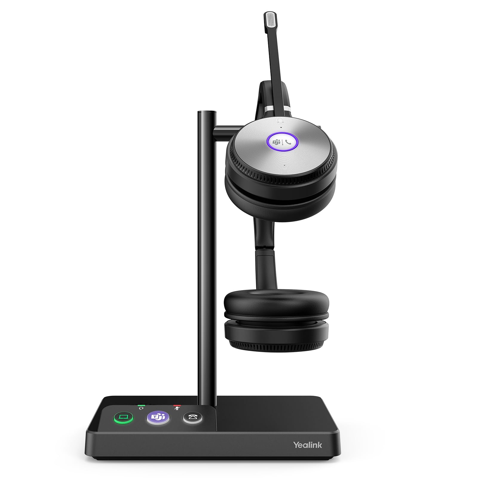 GTW Yealink WH62 Mono UC Headset, Connects To Deskphone, PC/Mac, Softphones   Works With Teams, Zoom, RingCentral, 8x8, Vonage, (WH62 Mono UC BM - View #5