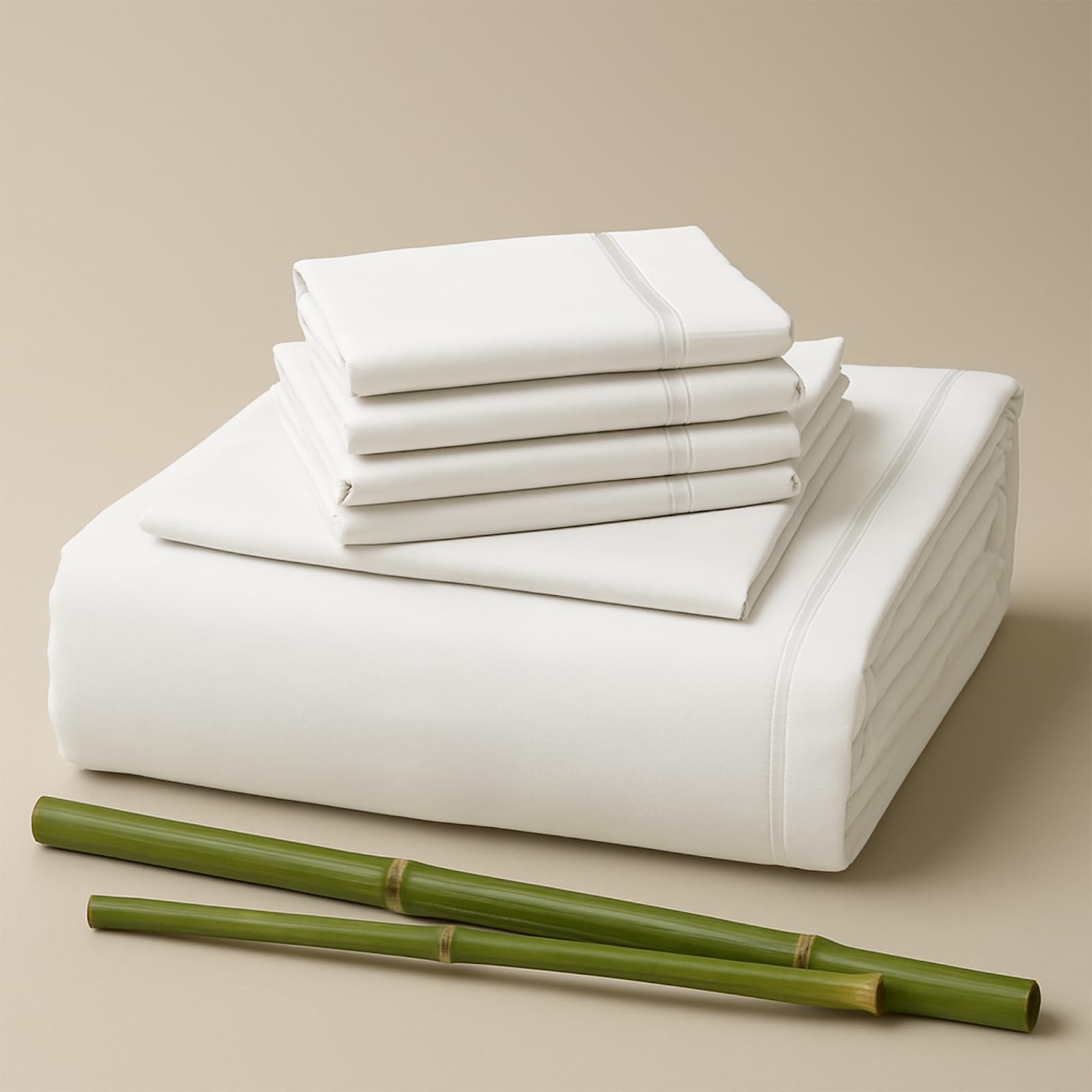 Sacred Thread Rayon Derived from Bamboo Sheets Queen Size, 6 PC