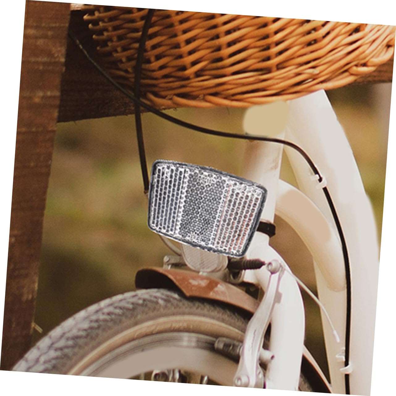 ibasenice 2Pcs Bike Reflector Rear Reflector Tool for Mountain Road Bikes Easy Installation Reflective Safety for Enhanced Visibility at Night